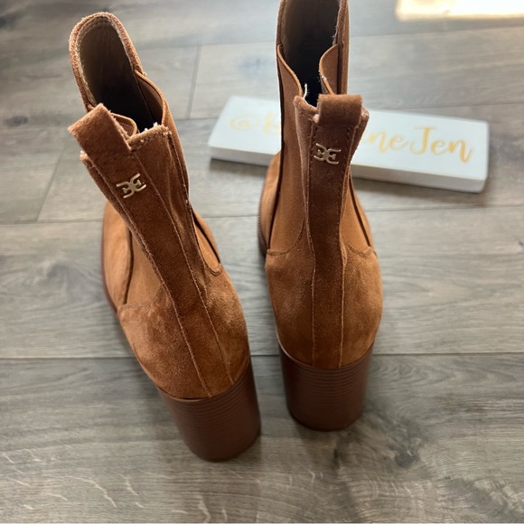 Sam Edelman Rollins Suede Lug Sole Booties NWOT - Picture 4 of 8